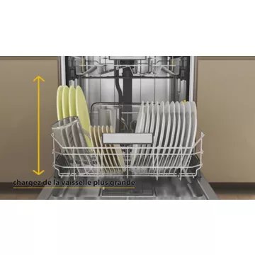 Lave vaisselle encastrable WHIRLPOOL W8IHT40T Maxispace SpaceClean