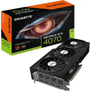 Carte graphique GIGABYTE GeForce RTX 4070 12 Go GDDR6X
